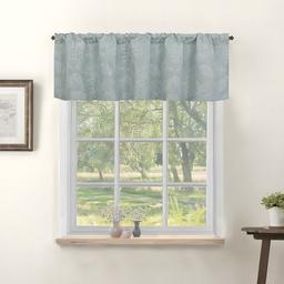 Rosalyn Floral Embroidered Rod Pocket Valance