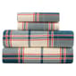 Kathy Ireland Turkish Cotton Flannel Signature Plaid Sheet Set - image 1