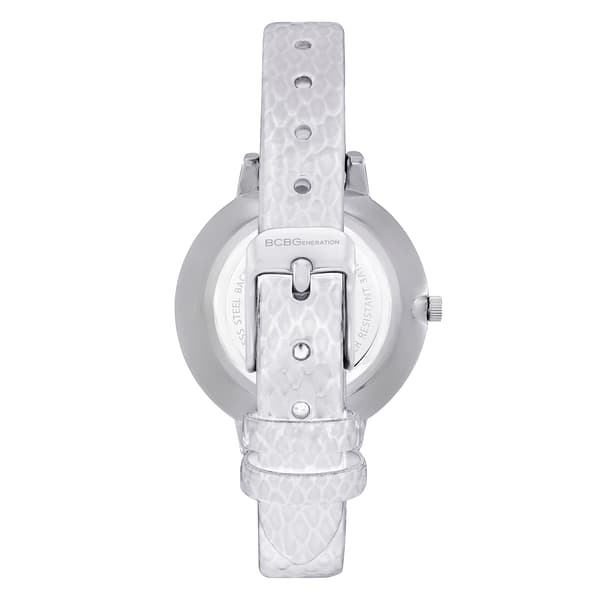 Womens BCBG MAXAZRIA White/Silver Watch - GN51048004