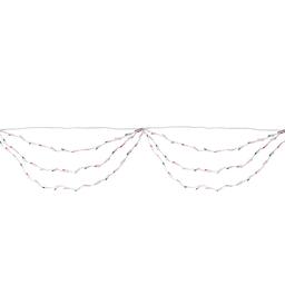 Northlight Seasonal 100ct. Multi July 4th Mini Swag Light Set
