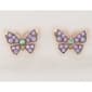 Le Vian(R) Strawberry Gold(R) Multi Gemstone Butterfly Stud Earrings - image 1