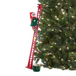 Mr. Christmas 43in. Animated Ladder Climbing Elf