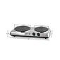 Ovente Electric Countertop 7.25in. & 6.1in. Double Burner - image 7