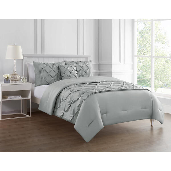 Olivia Parker Pintuck Comforter Set - image 