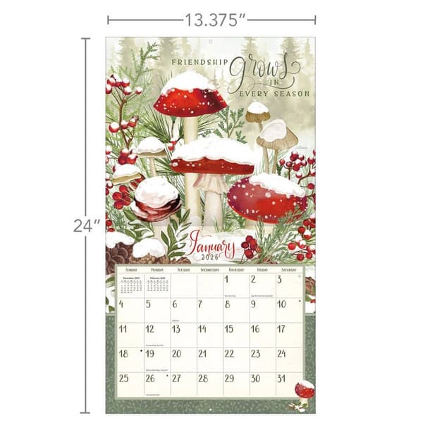 Lang® 2026 Abundant Friendship Wall Calendar