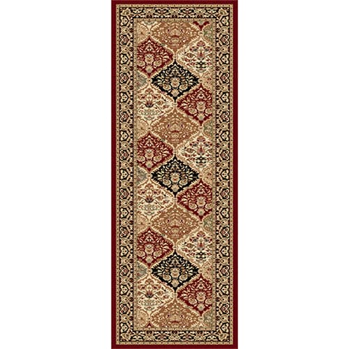Tayse Sensation Princeton Traditional Runner - Red - image 