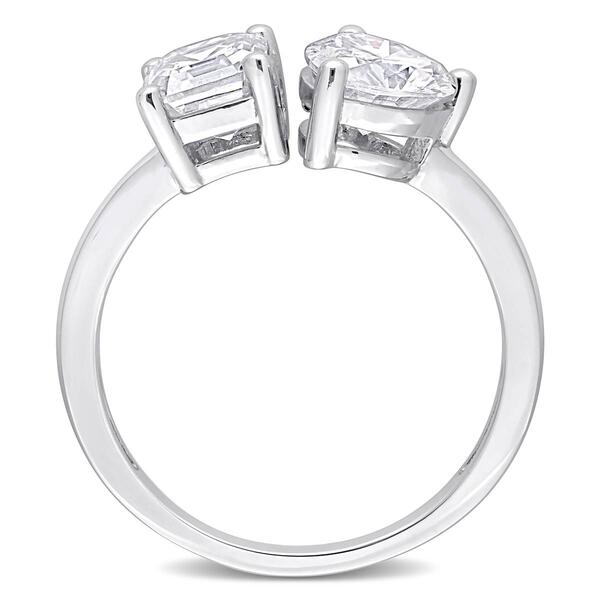 Gemstone Classics&#8482; Sterling Silver 2ct. Moissanite Ring