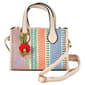 DS Fashion Satchel with Floral Charm - image 1