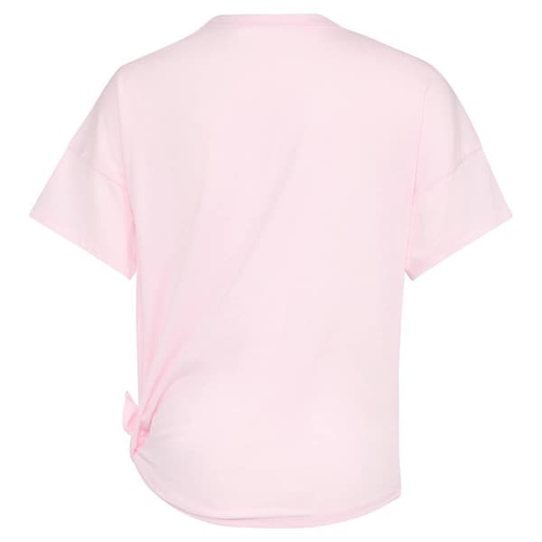 Girls (7-16) adidas® Short Sleeve Foil Emblem Side Tie Tee
