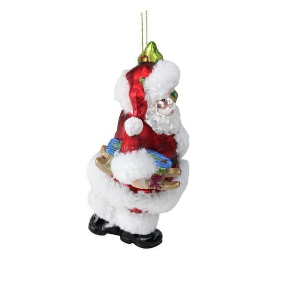 Northlight Seasonal Glitter Accented Santa Claus Ornament