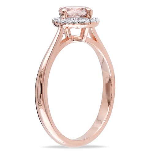 Gemstone Classics™ Diamonds & Center Stone Morganite Ring
