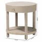 bali & pari Sadia Bohemian Woven Natural Grasscloth Nightstand - image 11