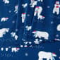 Freshfolds Cotton Navy Polar Bears Holiday 4pc. Flannel Sheet Set - image 5