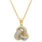 Accents by Gianni Argento Diamond Accent Love Knot Pendant - image 1