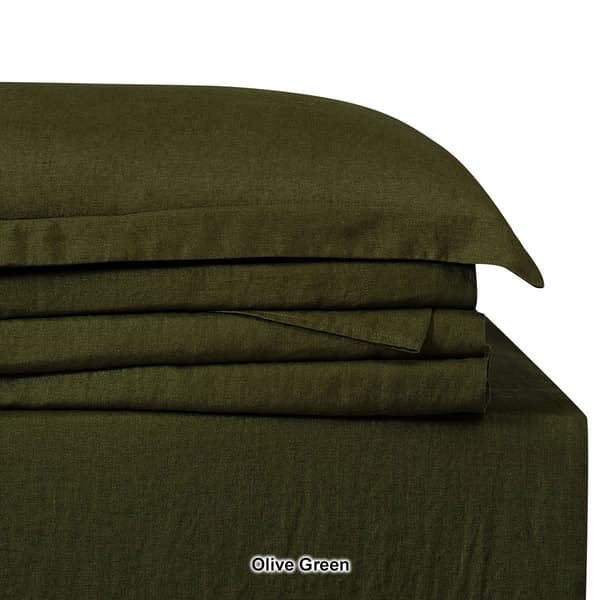 Brooklyn Loom 4pc. 300 Thread Linen Sheet Set