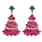 Christmas Tree Drop Earrings - image 1