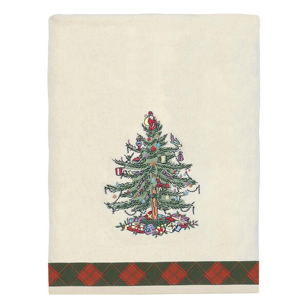 Spode&#40;R&#41; Tree Tartan Bath Towel Collection - image 