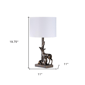 HomeRoots 20in. Bronze Mom & Baby Deer Table Lamp - image 2
