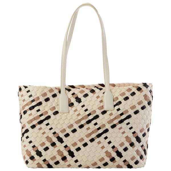 Anne Klein Woven Tote w/ Pouch