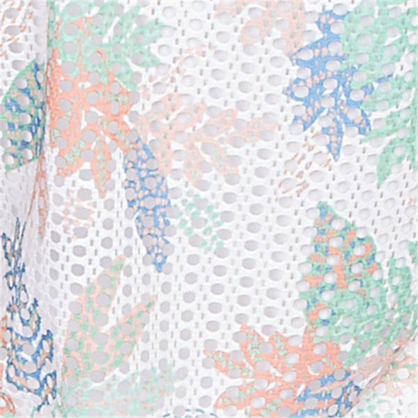 Womens Hearts of Palm All Sun and Games Leaf Textured Blouse