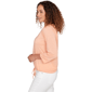 Womens Hearts of Palm All Sun and Games Tie Hem Henley Blouse - image 4