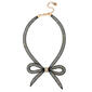 Betsey Johnson Mesh Bow Collar Necklace - image 1