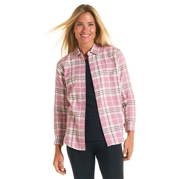 Womens Mountain Ridge Long Sleeve Plaid Flannel - Zephyr - image 