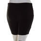 Juniors Plus One Step Up Peach Rib Bike Shorts with Cell Pocket - image 2