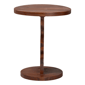 bali & pari Donna Mahogany Wood Nightstand with Pedestal Base - image 3