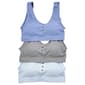 Womens Lucky Brand 3pk. Ribbed Seamless Bralettes LVD14352BV - image 1