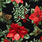 Womens Alfred Dunner Classics 3/4 Sleeve Poinsettia Blouse - image 6