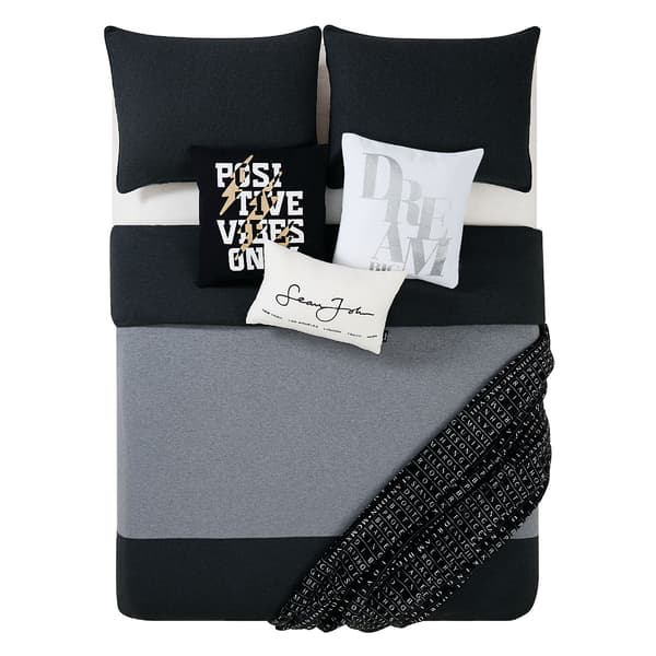 Sean John Color Block Jersey Duvet Cover Set