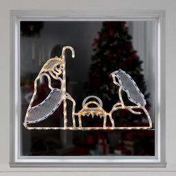 Northlight Seasonal 30in. Nativity Christmas Window Silhouette