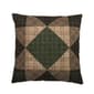Donna Sharp Antique Pine Sawtooth Decorative Pillow - 18x18 - image 1