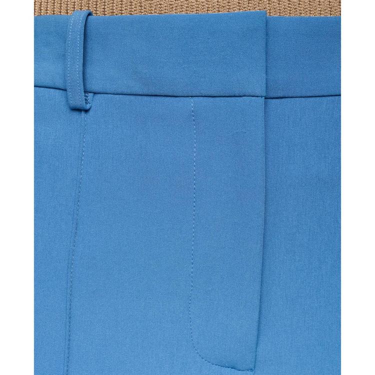 Womens DKNY Solid Button Front Flare Leg Pintuck Dress Pants