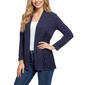Womens NY Collection Long Sleeve Solid Hacci Cardigan - image 3