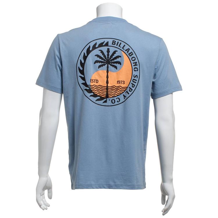 Young Mens Billabong Palm Tree Supply Co Graphic Tee