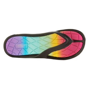 Womens Capelli New York Injected EVA Rainbow Flip Flop Sandals - Boscov's