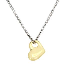 Steve Madden Puffy Heart Pendant Necklace