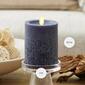 Luminaria 3x4.5 Sea Glass Fameless Pillar Candle - image 4