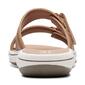 Womens Clarks&#174; Breeze Piper Warm Beige Slide Sandals - image 4