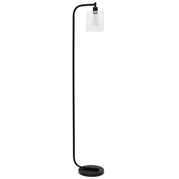Simple Design Antique Style Industrial Iron Lantern Floor Lamp - image 
