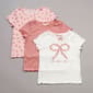 Girls (7-12) Bkind 3pk. Short Sleeve Bow & Floral Tees - image 1