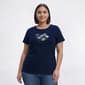 Plus Size Bonnie Evans Floral Cluster Short Sleeve Tee - image 1