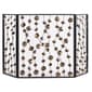 9th & Pike(R) Gold Metal Modern Fireplace Screen - image 1