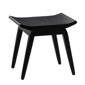 9th & Pike® Traditional Black Wood Stool - image 1