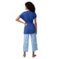 Womens HUE® Solid Top It''S A Dogs World Printed Capri 3 Piece Set - image 3
