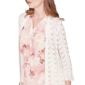 Womens Emaline Enchanted Bloom 3/4 Sleeve Pointelle Cardigan - image 4