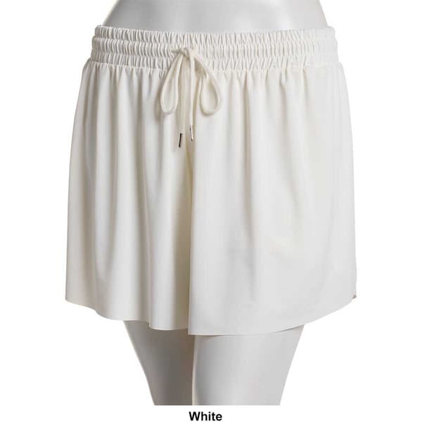 Juniors Plus No Comment Athletic Butterfly Shorts with Pocket