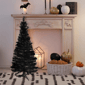 Northlight 4ft. Slim Tinsel Artificial Halloween Tree - image 1